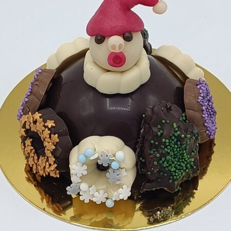 Chocolade kerststukje workshop